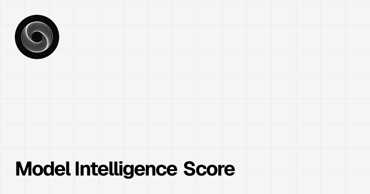 Model Intelligence Score | Benched.ai