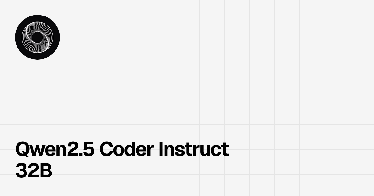 Qwen2.5 Coder Instruct 32B | Benched.ai
